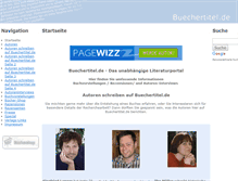 Tablet Screenshot of buechertitel.de
